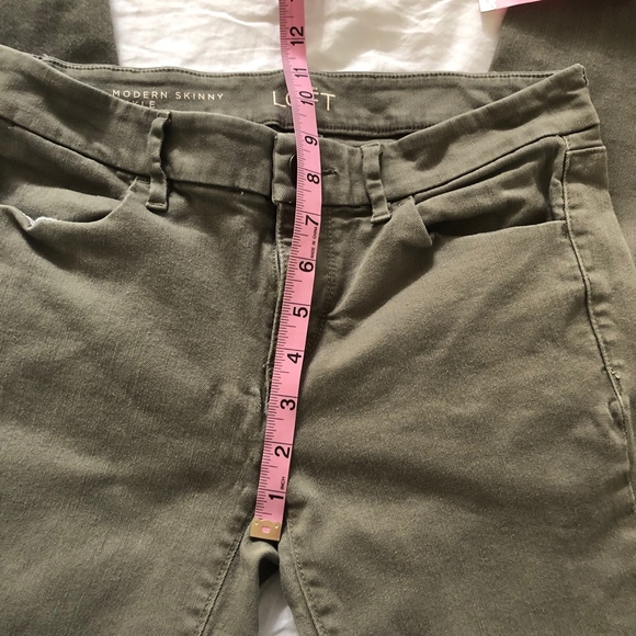 Ann Taylor Loft Modern Skinny Ankle Pants 2/26 - Picture 4 of 7